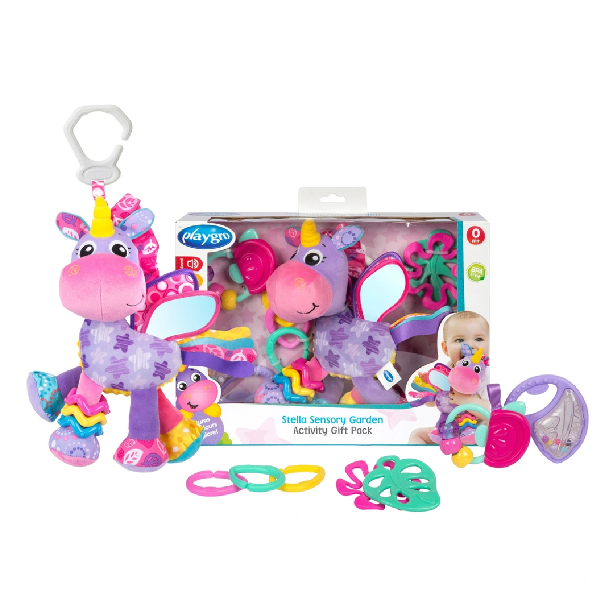 PLAYGRO STELLA SENSORY GARDEN ACTIVITY GIFT PACK ชุดเซตของเล่นเสริมพัฒนาการ - Image 2