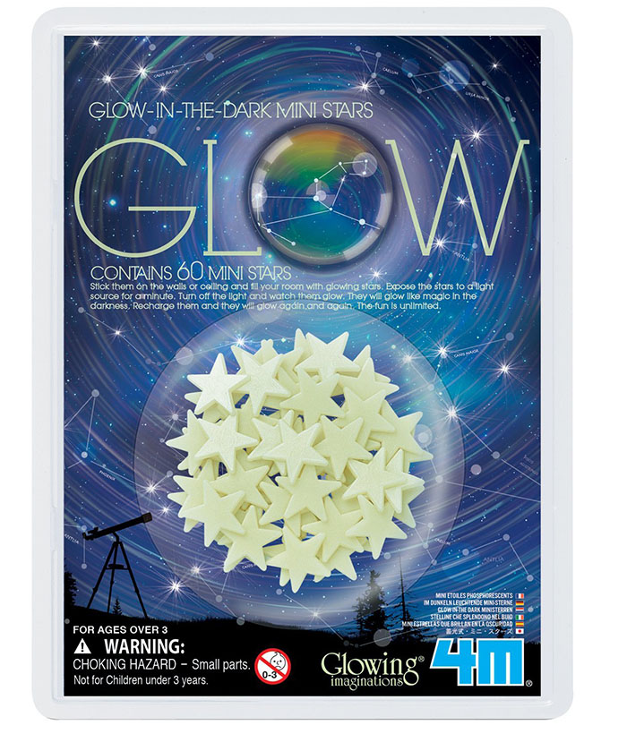 FM120052210000 4M Glow in The Dark Mini Stars 60 pcs(1)