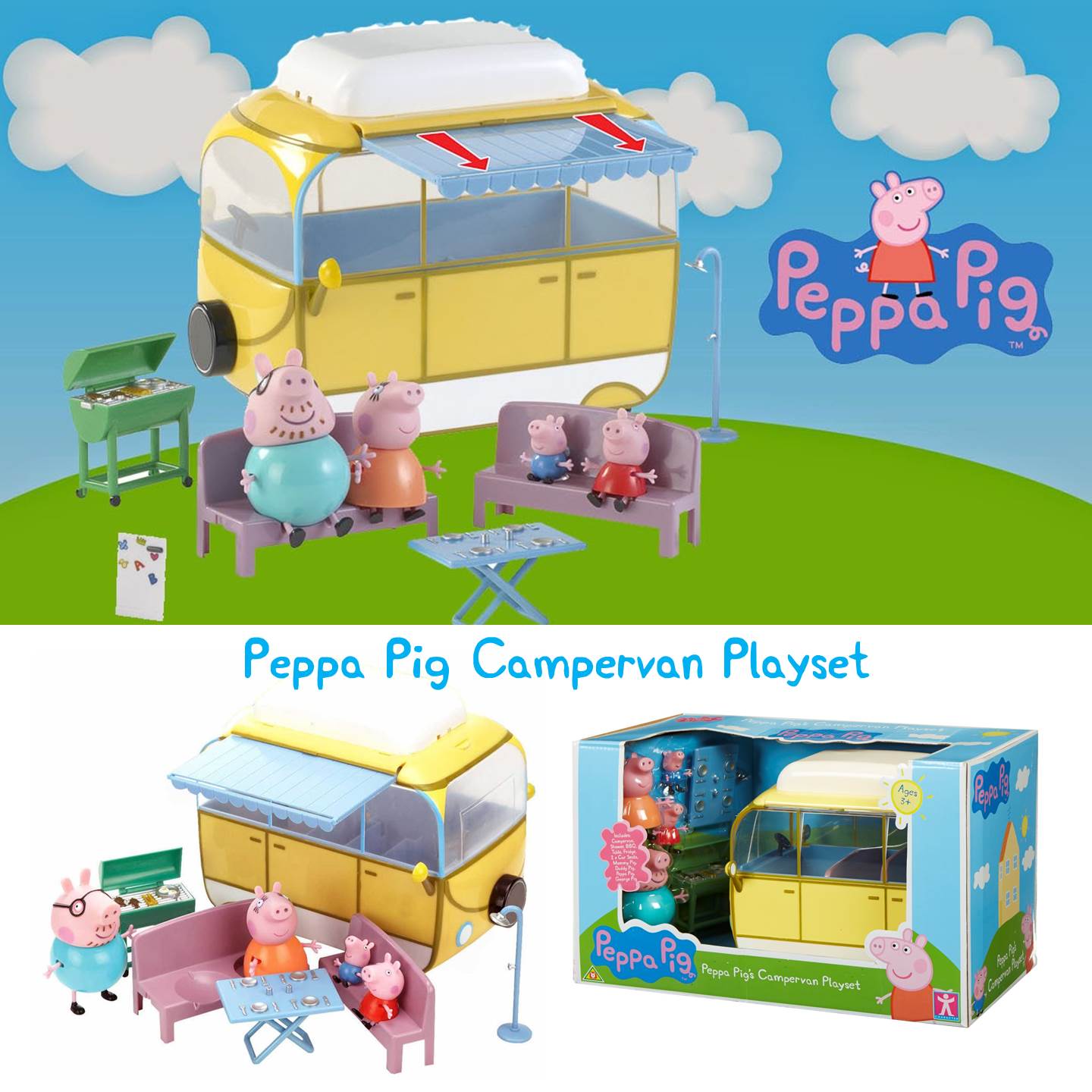 peppa campervan set