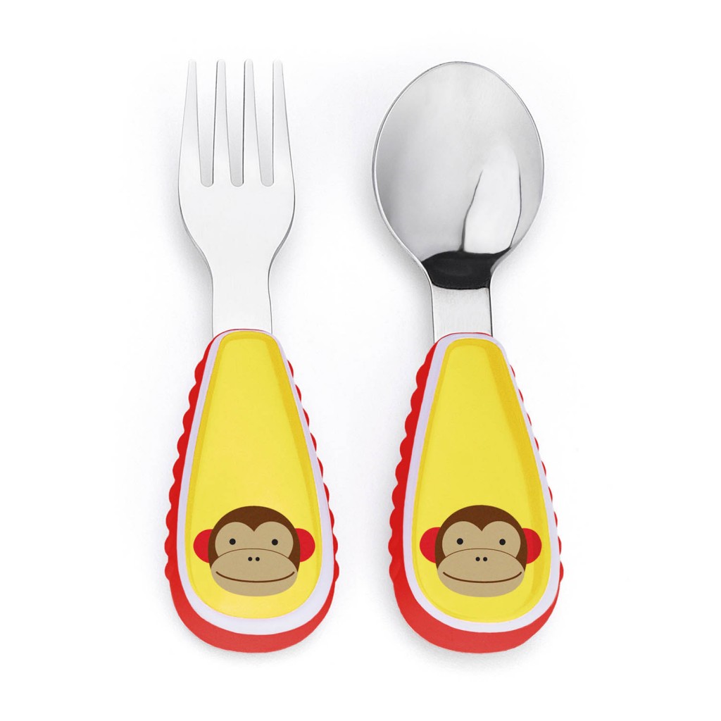 SH210252352000 Skip Hop Zootensils Fork & Spoon Monkey