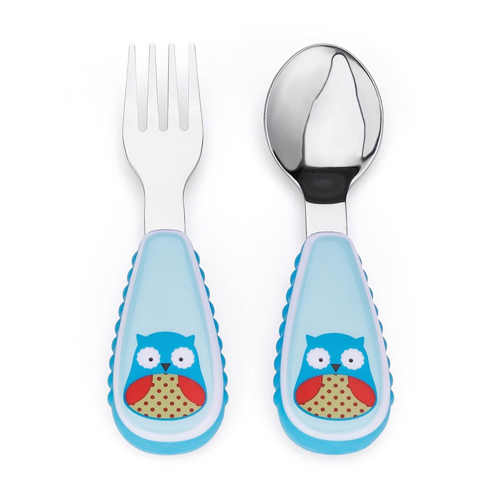 SH210252353000 Skip Hop Zootensils Fork & Spoon Owl (2)