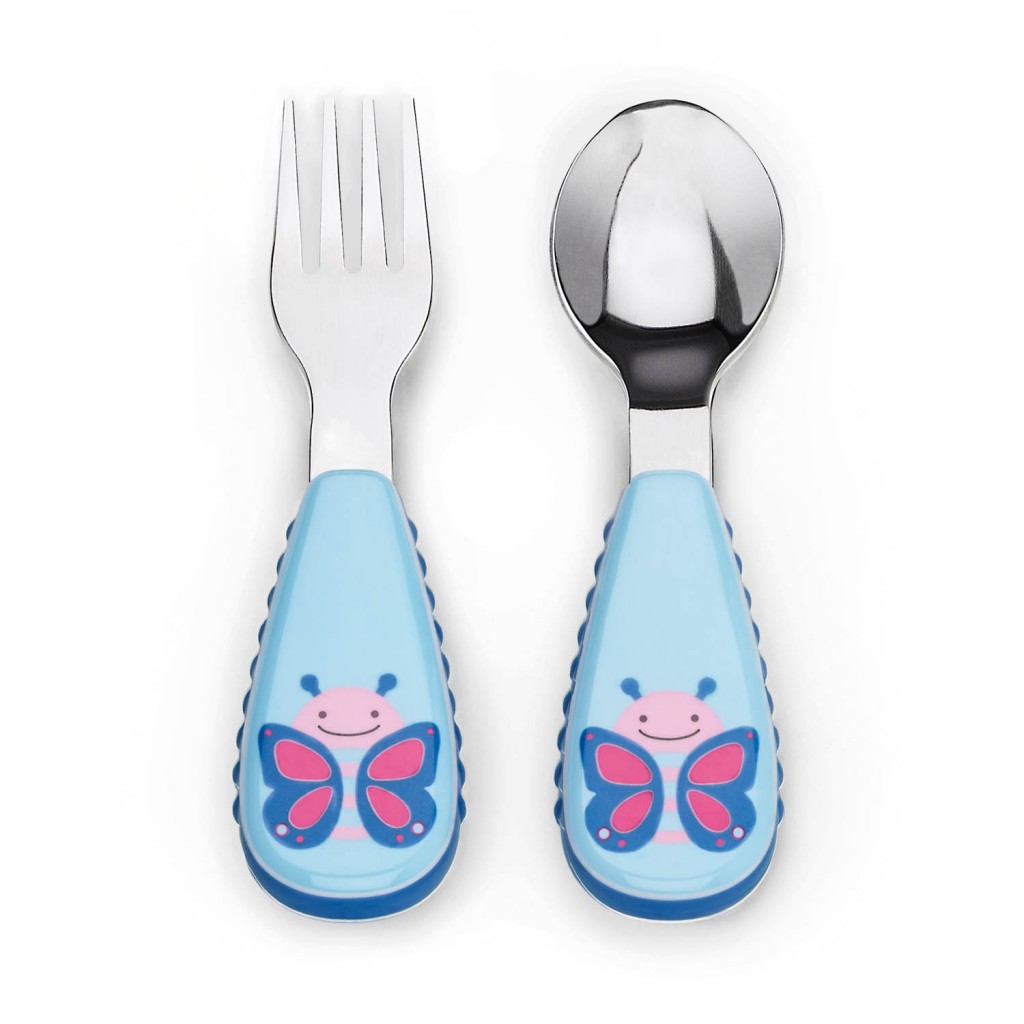 SH210252364000 Skip Hop Zoo tensils Fork & Spoon Butterfly