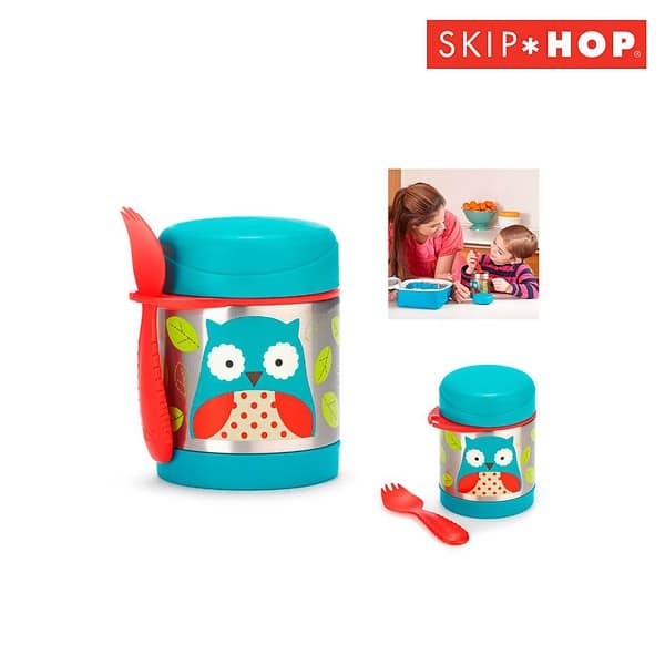 SH210252375000 Skip Hop Zoo Insulated Food Jar Owl (3)