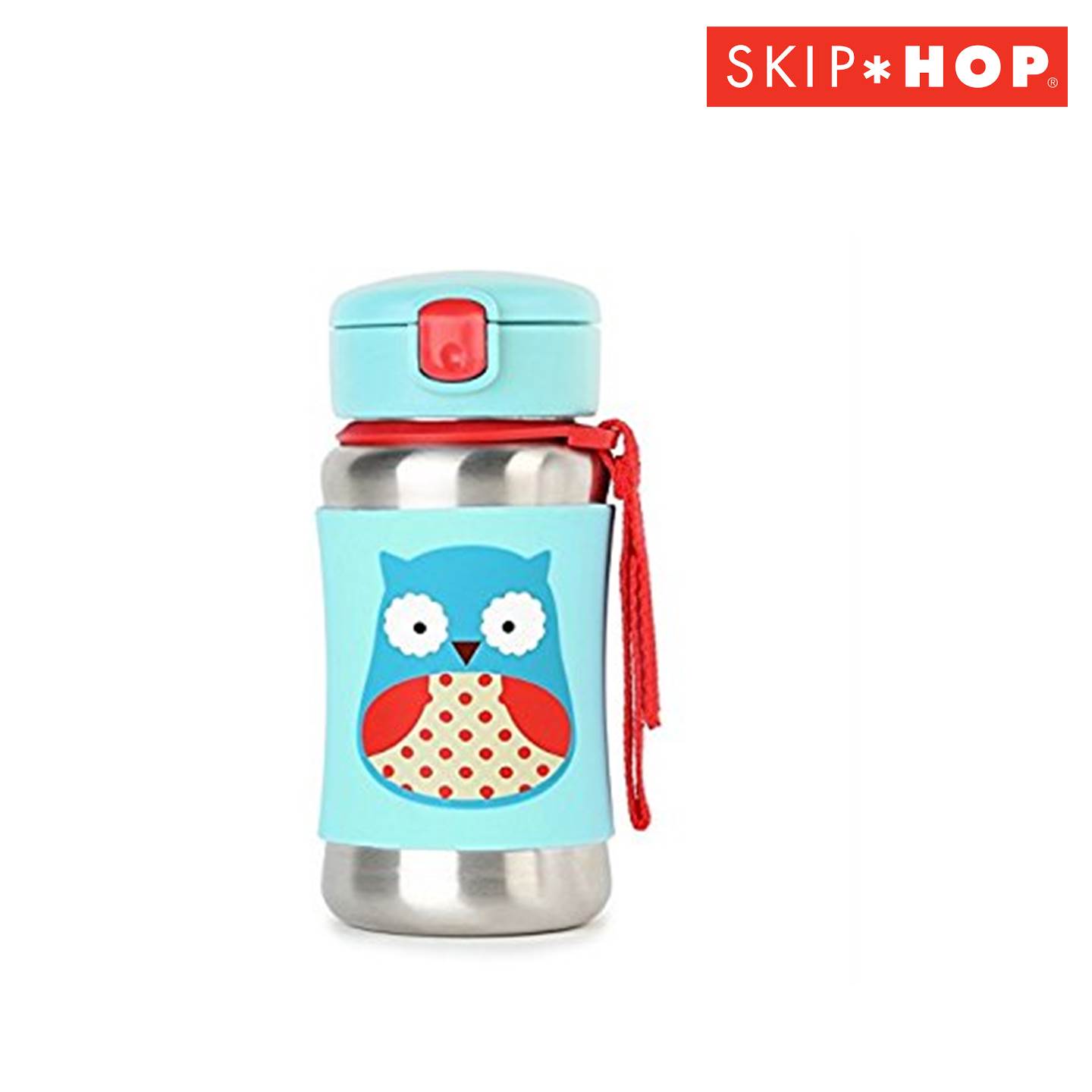 SH210252511000 Skip Hop Zoo Stainless Steel Straw Bottle Owl (1)